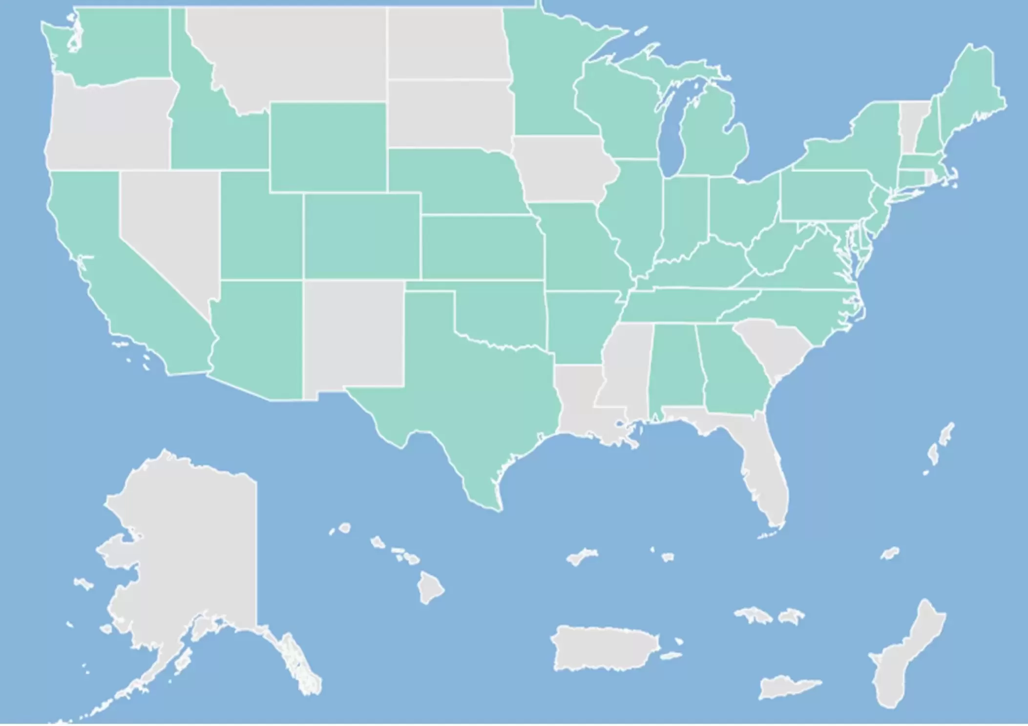 Service-area-map | Performance Psychology Group, LLC Founder Service Area Map